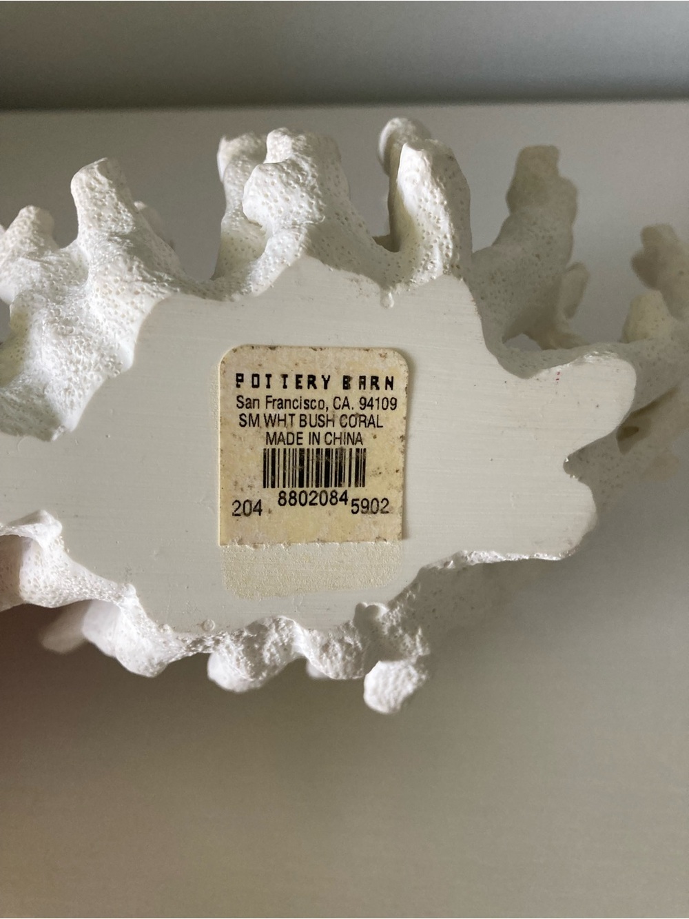 Pottery Barn resin coral sculpture - Picture 6 of 6